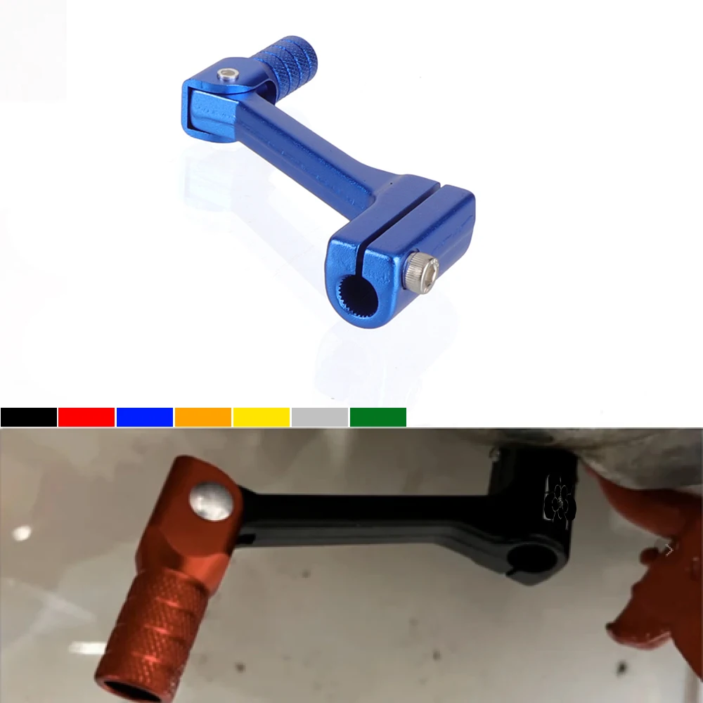 Universeller Motorrad-Schalthebel aus Aluminiumlegierung, klappbarer Schalthebel für KTM Suzuki Yamaha Kayo 125-250cc ATV Pit Dirt Bike – Detail 3
