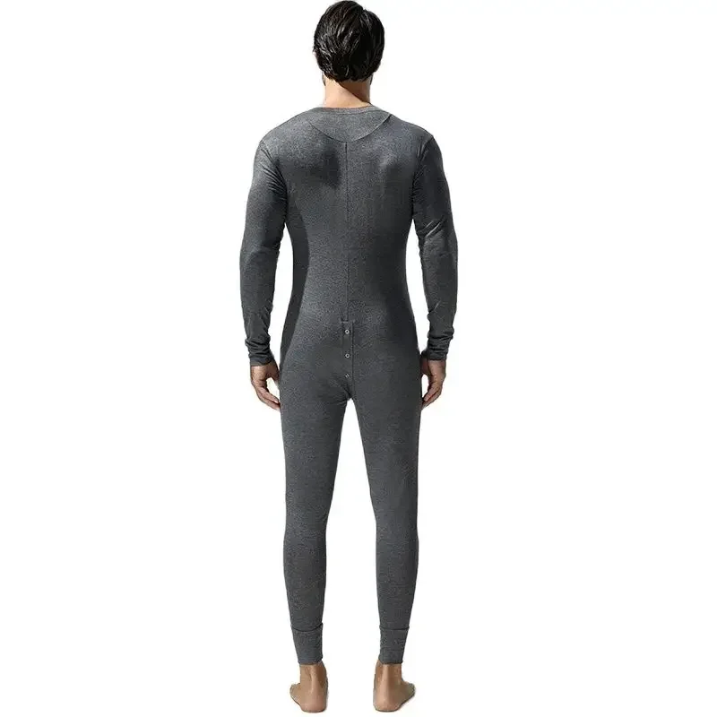 Pijama Hombre Sissy Bodysuit Men Onesie Body Hombre  Jumpsuit One Piece Pajamas Sleepwear Solid Ropa Interior Hombre Comfortable