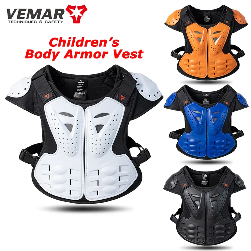 

Детский мотоциклетный бронежилет, анти-столкновение, бронежилет для мотокросса, легкий детский велосипедный бронежилет, дышащий жилет