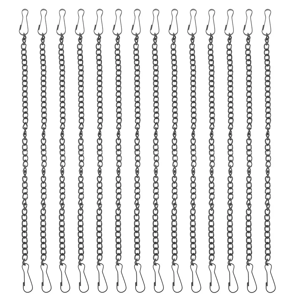 20Pcs Sturdy Metal Hanging Chains with Hooks for Hanging Plants Photos Posters Door Signs Advertising Boards Elegant Decor Chain
