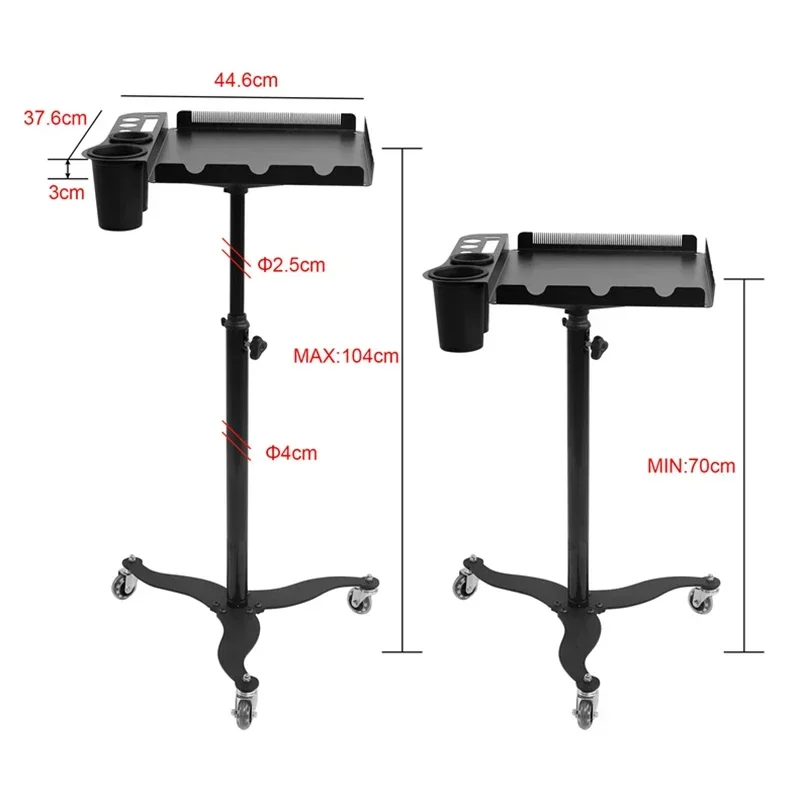 Creative Hair Salon Professional Hairdressing Salon Trolley Hotel Multifunctional Storage Rack Fashion Home Lifting Tool Cart