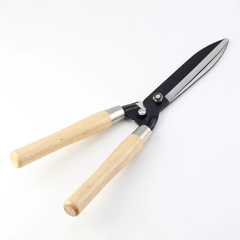 

Heavy Duty Flower Shears Big Pruning Scissors Wooden Handle Gardening Cutter for Professional Landscaping