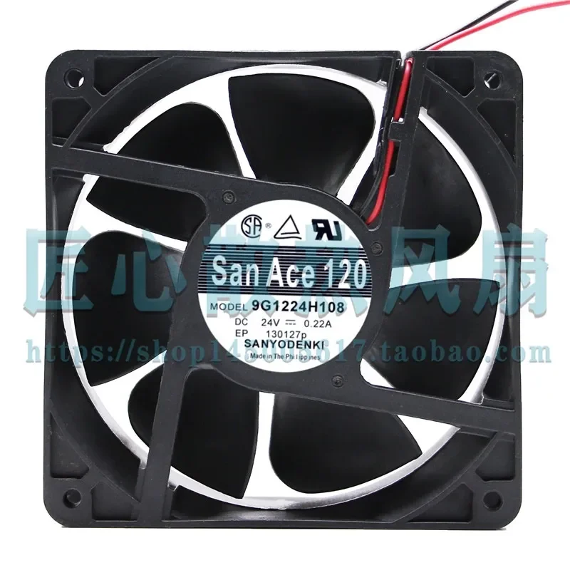9G1224H108 DC24V 0.22A Original Japan Sanyo Fan for SANYO 120 x 120 x 38 mm