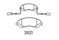 Store code: 3920 for ten brake pad in TRANSIT V347