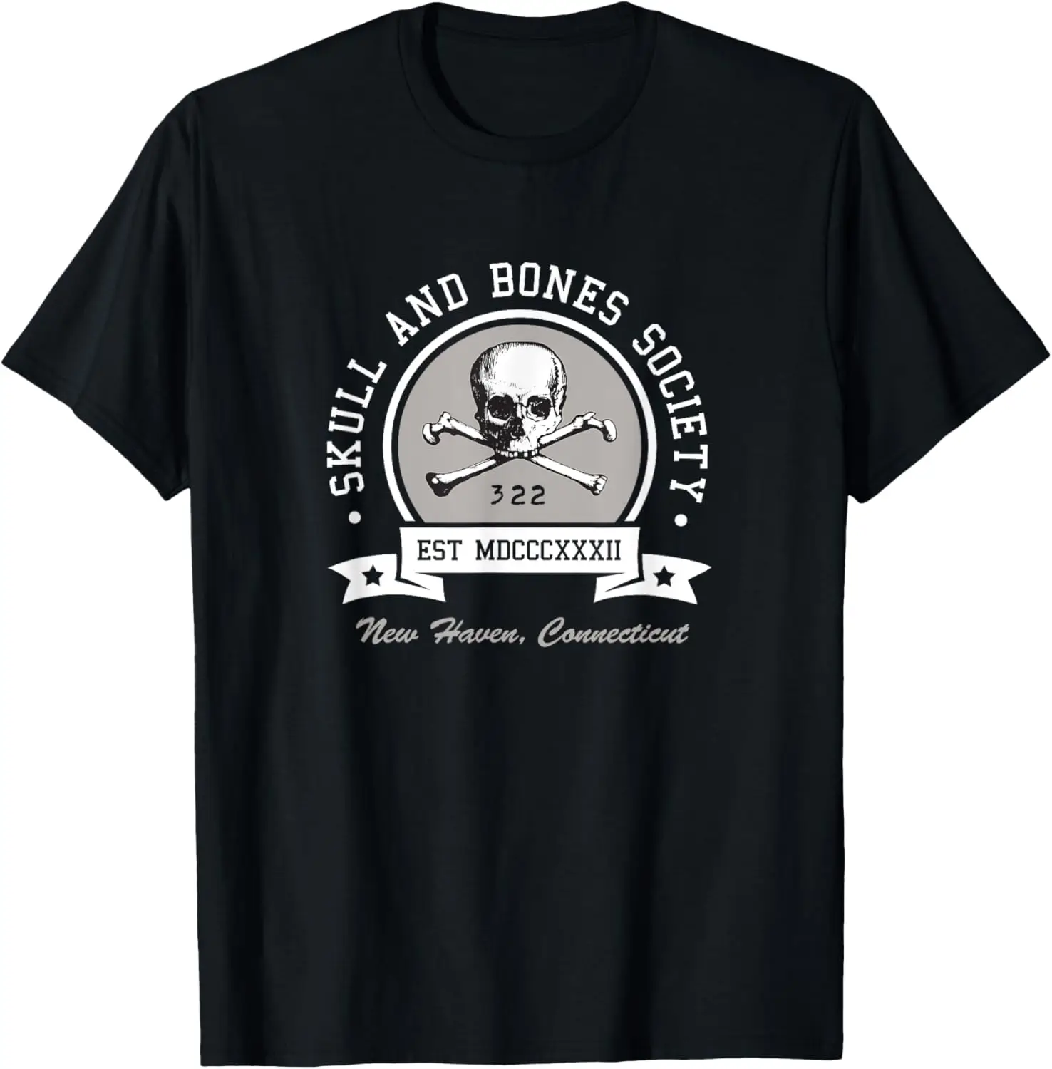 Skull and Bones Secret Society Illuminati T-Shirt