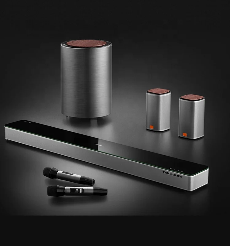 Aiue DTS Wireless Soundbar Bluetooth Speaker Manufacturer Professional Audio Video Home Theater Systems Soundbar With HD-ARC