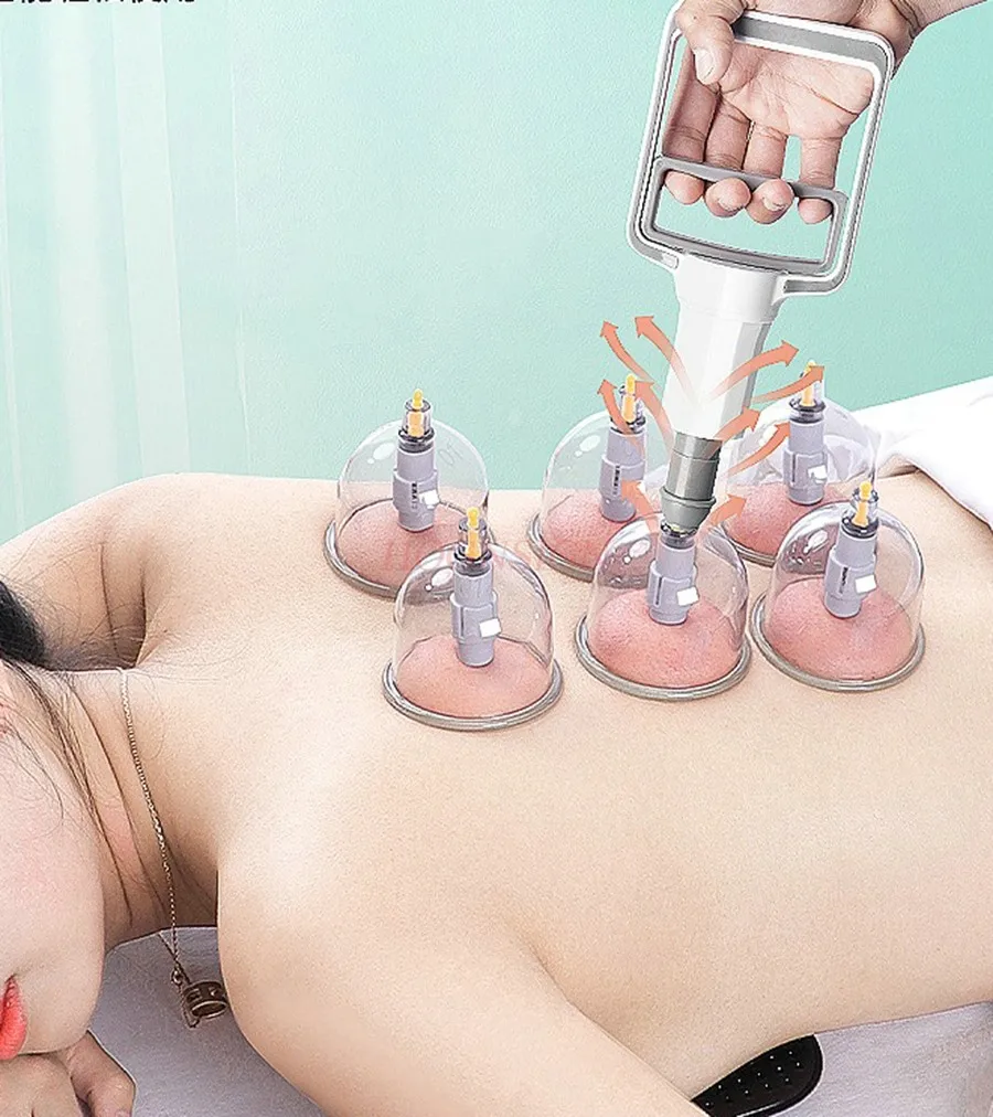 1set Vacuum Cupping Machine Household Set Vacuum Gas Cylinder Complete Set Traditional Chinese Medicine Cupping Machine