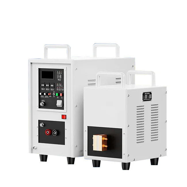 

New 25kw Induction Heating Machine 30~100khz Frequency High Frequency Silicone Rubber Induction Heater with 12V Motor