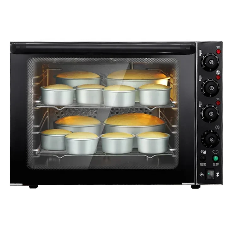 

Large Capacity 4 Trays Home/Commercial Use Cake Oven Electric Bakery Convection Steam Oven