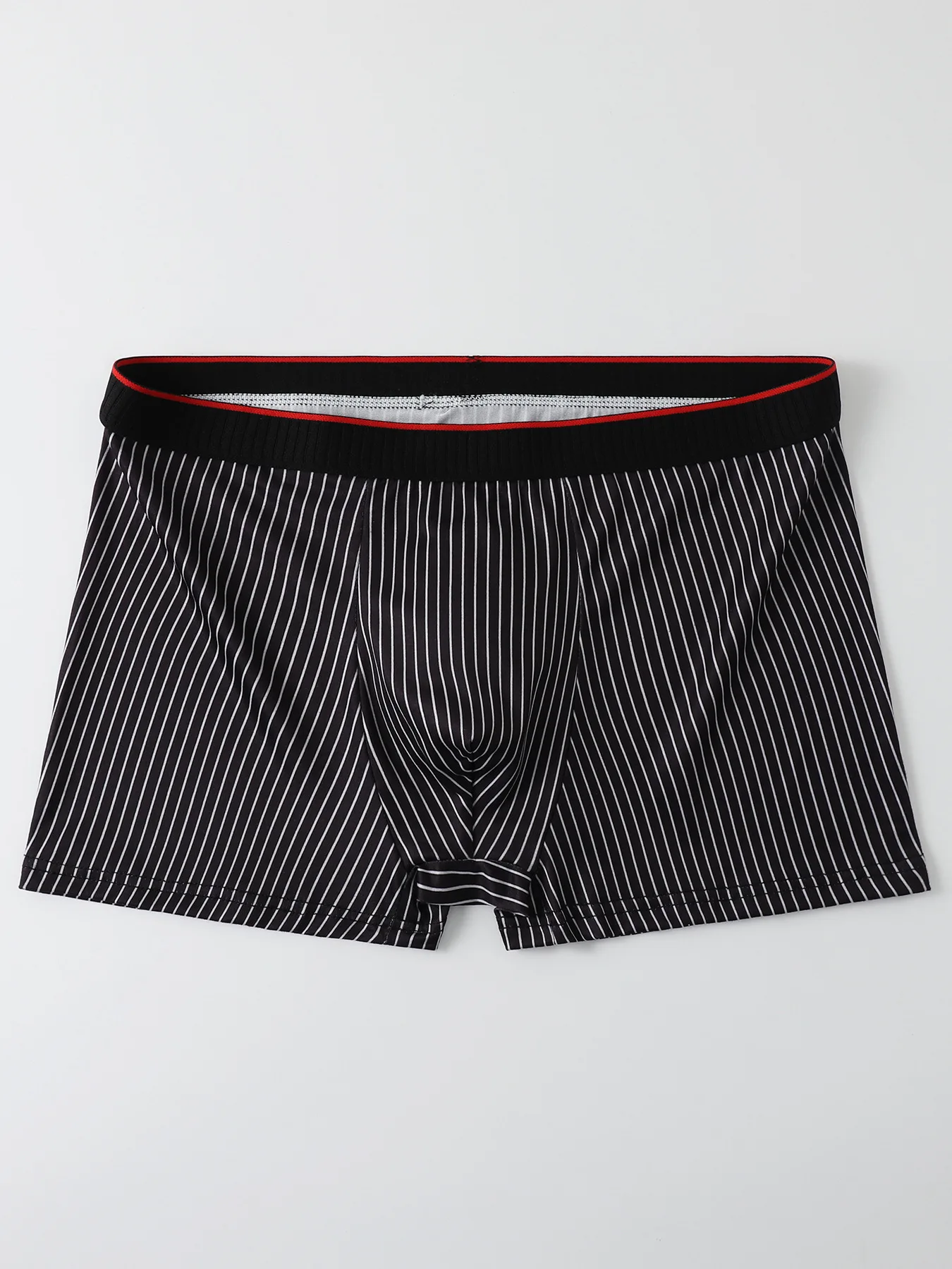 5PCS Teenage Men's Underwear Fashion Stripes Boxer Shorts Close Fitting Shorts for Boys Comfortable Shorts for Youth 2
