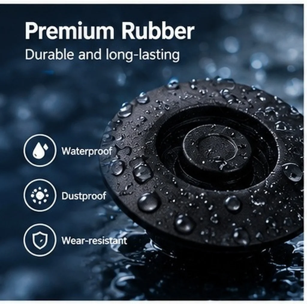 12Pcs Rubber Hole Plug Kit Waterproof Dustproof Compression Seal for Auto Door Chassis Side Skirt Frame Opening Cap Cover
