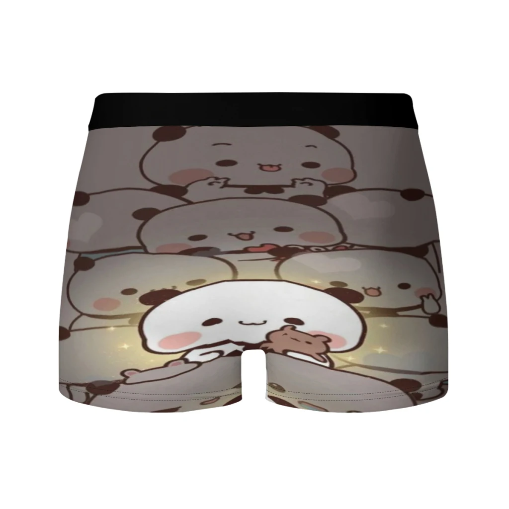 Panda Bear Hug Bubu Dudu Breathable milk Silk Boyshorts Elastic Men's Underwear 3D Boxer Shorts Boxer Briefs