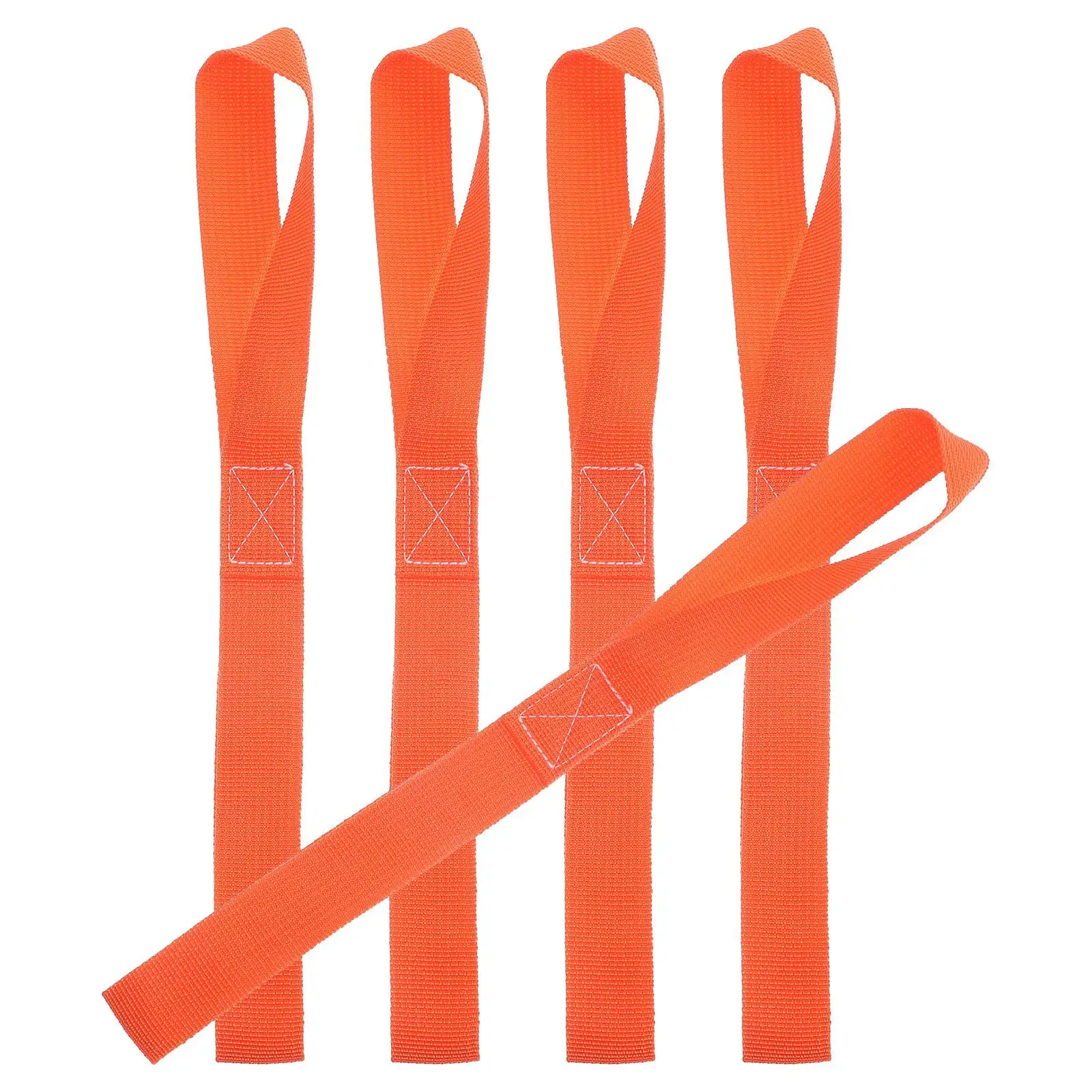 

4 Pcs Strap Motorcycle Rear Wheel Tie down Straps Soft Loop Rack Ratchet Lace up