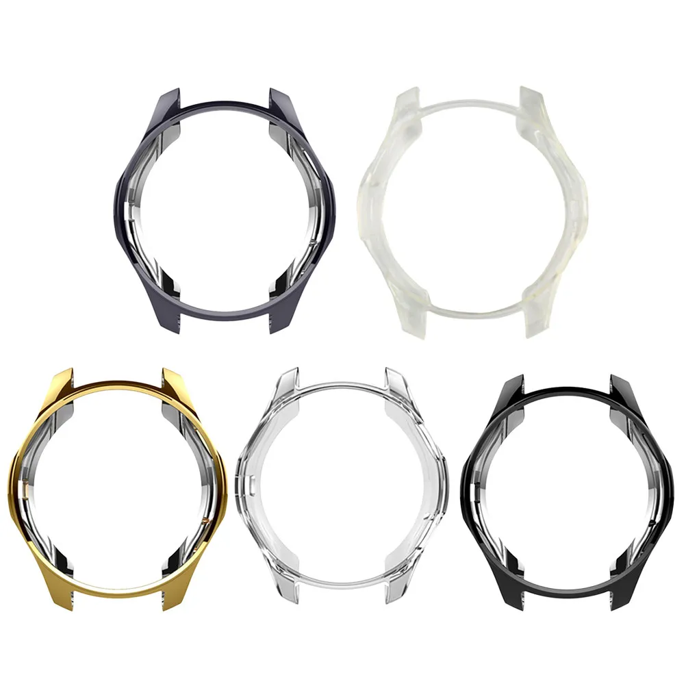 

5Pcs Smart Watch Soft Shell Case Cover for Gear S4 Anti-Scratch Full Front Protective Frame Cover Compatible with Watch Case