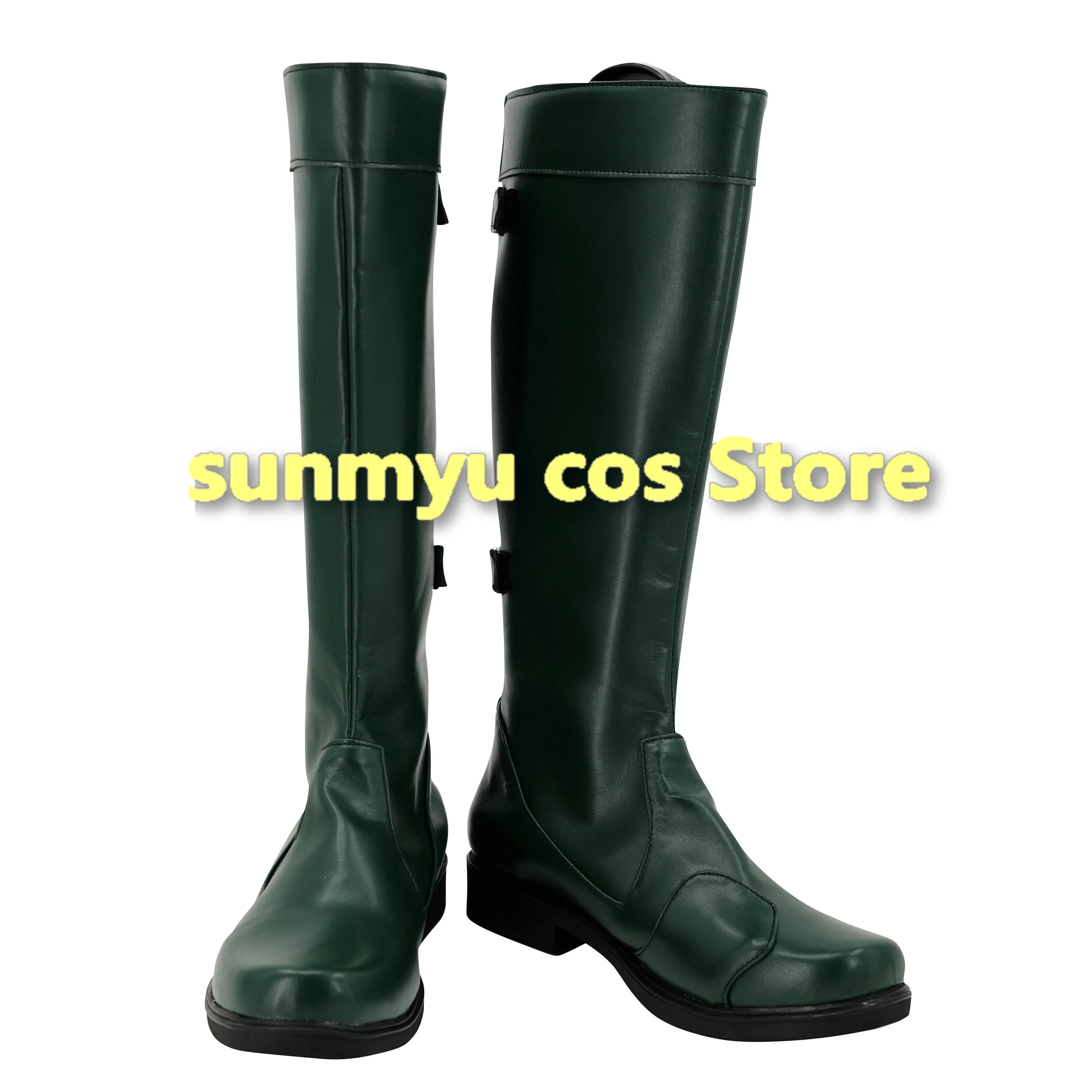 Shin Kamen Rider 2 go Cosplay Dark Green boots Shin 2 go Shoes Custom size