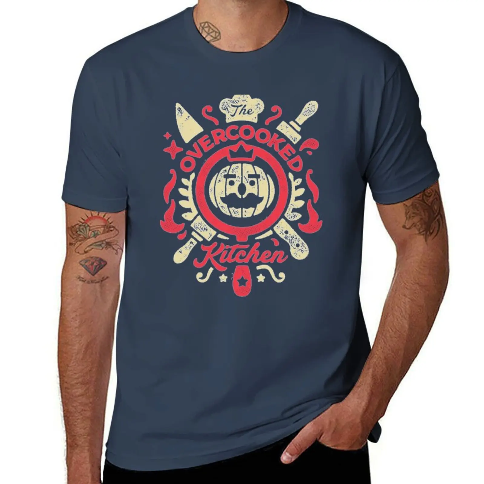 

The Overcooked Kitchen Overcooked! Best gift idea For Real Fans T-Shirt Lightweight Casual Summer T-Shirt