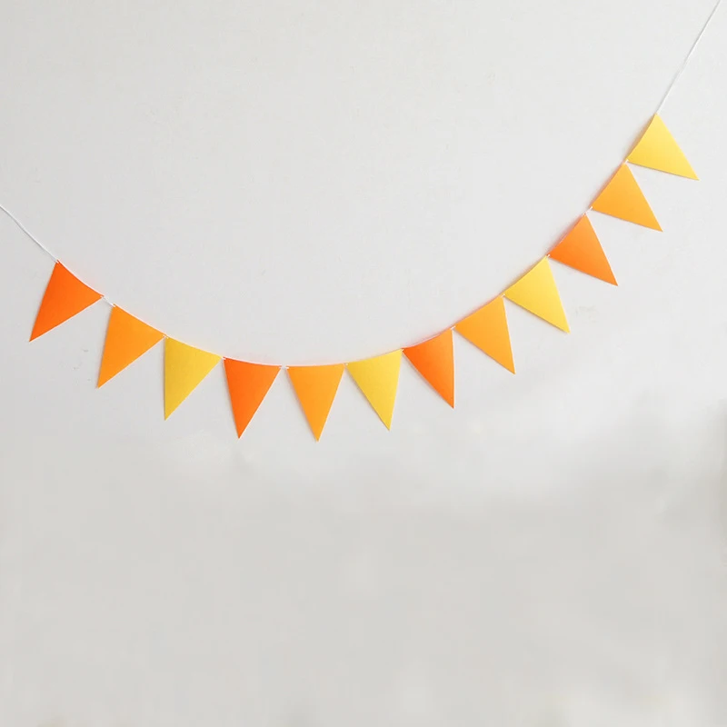 1 pack, Colorful Triangle Flags - Multicolor Pennant Banner for Home, Weddings, Parties, and More - Perfect for Decorating