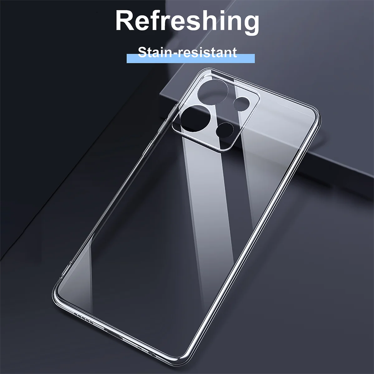 Ultra thin Slim shockproof Clear Soft TPU Case For Xiaomi Redmi note 13 T E 12 S 11 pro plus Silicone Crystal Transparent Case