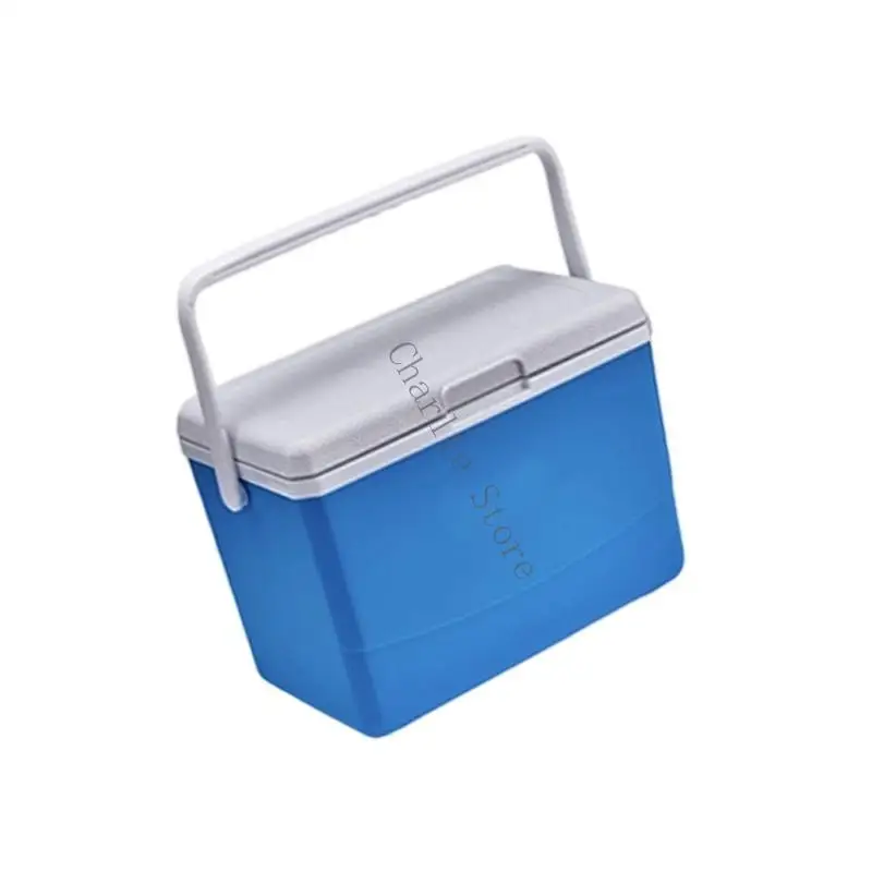 Cassa ghiaccio isolata portatile adatto per i all'aperto in campeggio con manico ergonomico e costruzione PP W91C