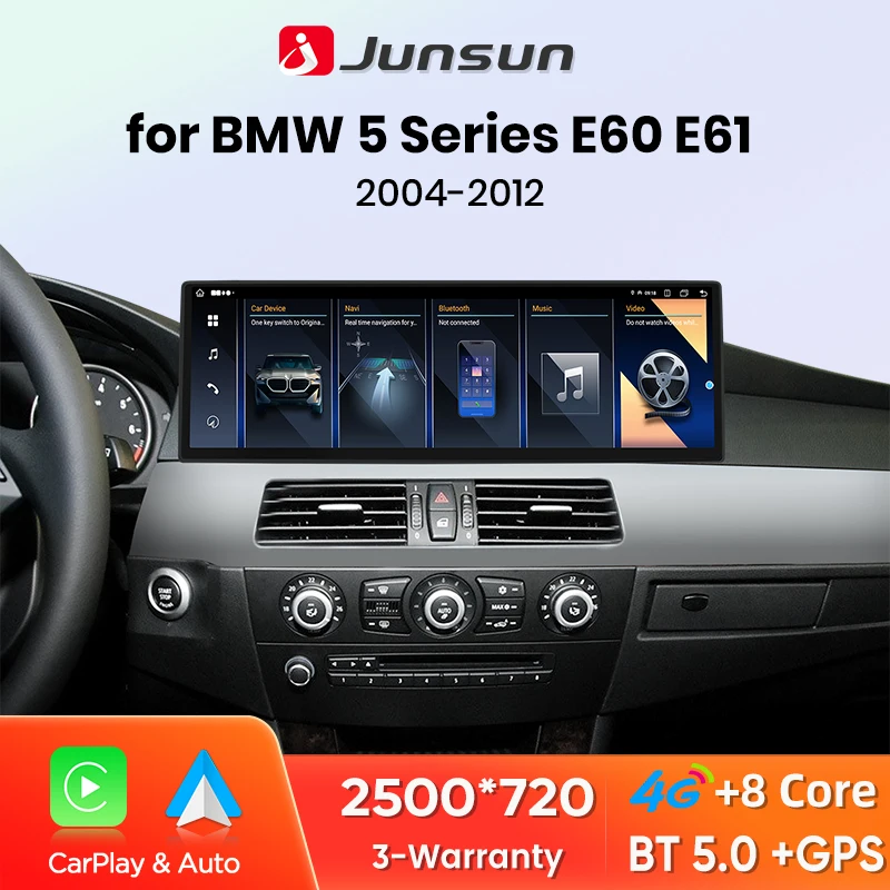 Brezžični CarPlay avtoradio za BMW 5 Series