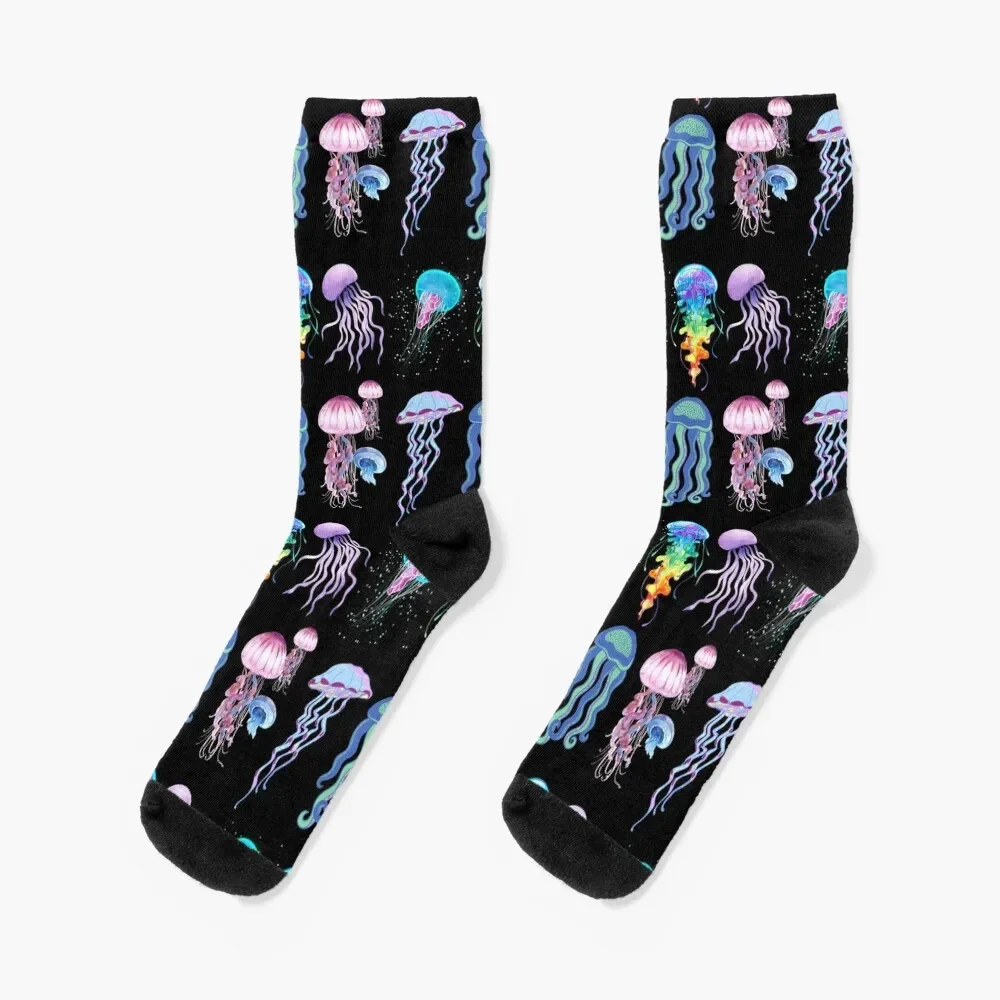 

Jellyfish-Jellyfish lovers gift Socks hip hop happy kids Designer Man Socks Women's