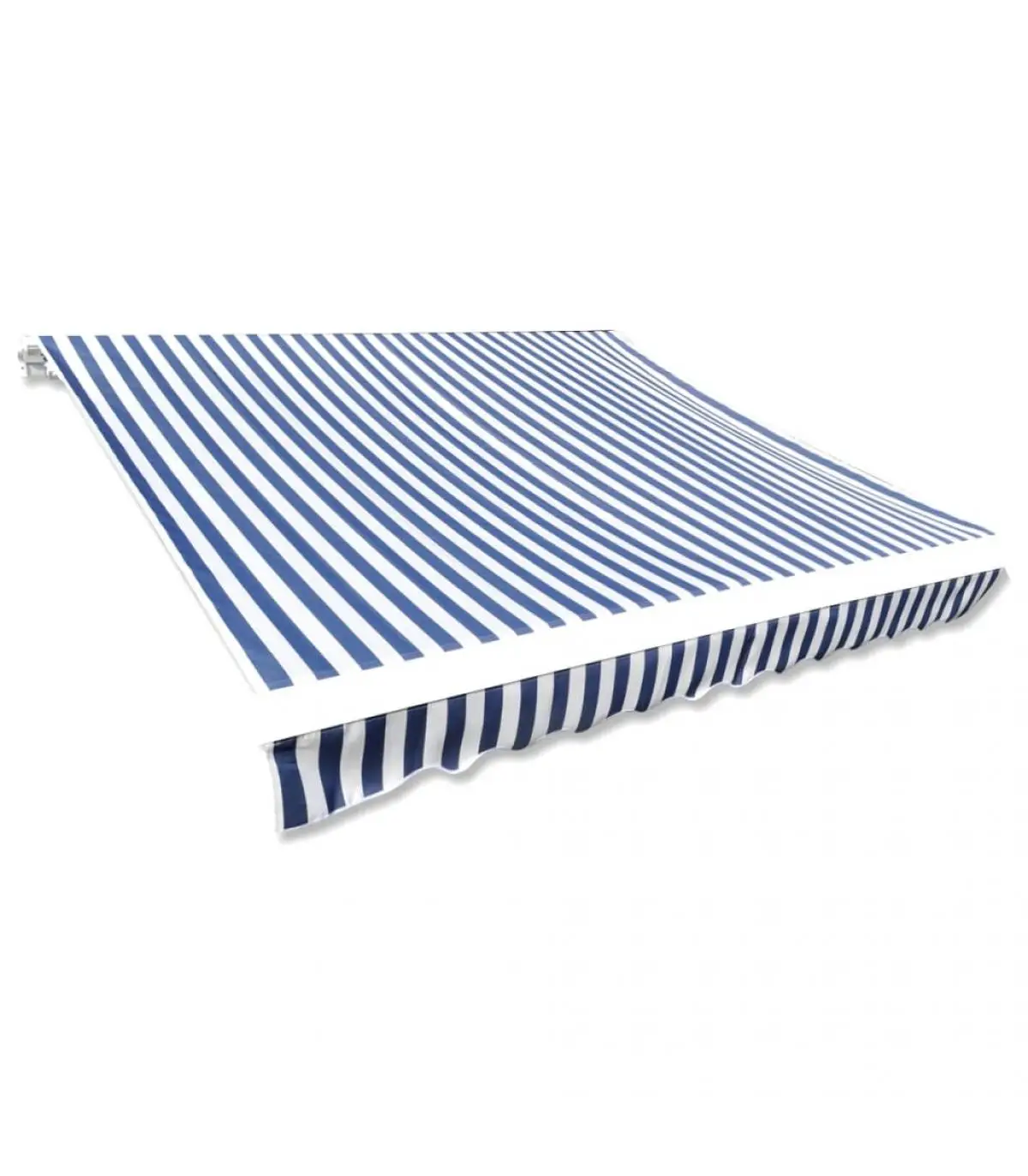 Awnings blue and white canvas awnings 350x250 cm