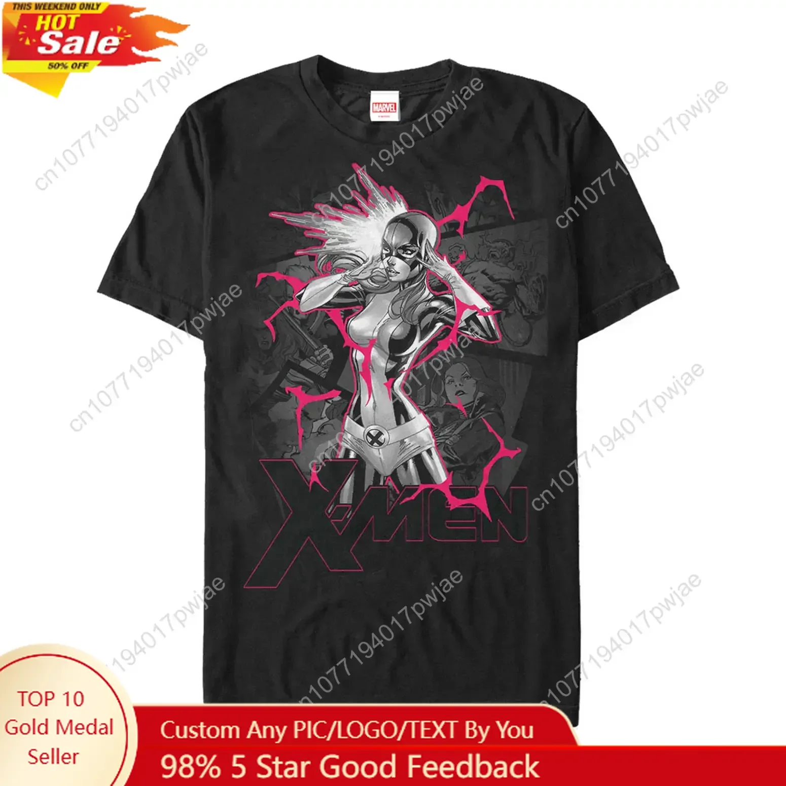 

Marvel Men's Marvel X-Men Phoenix Psychic T-Shirt