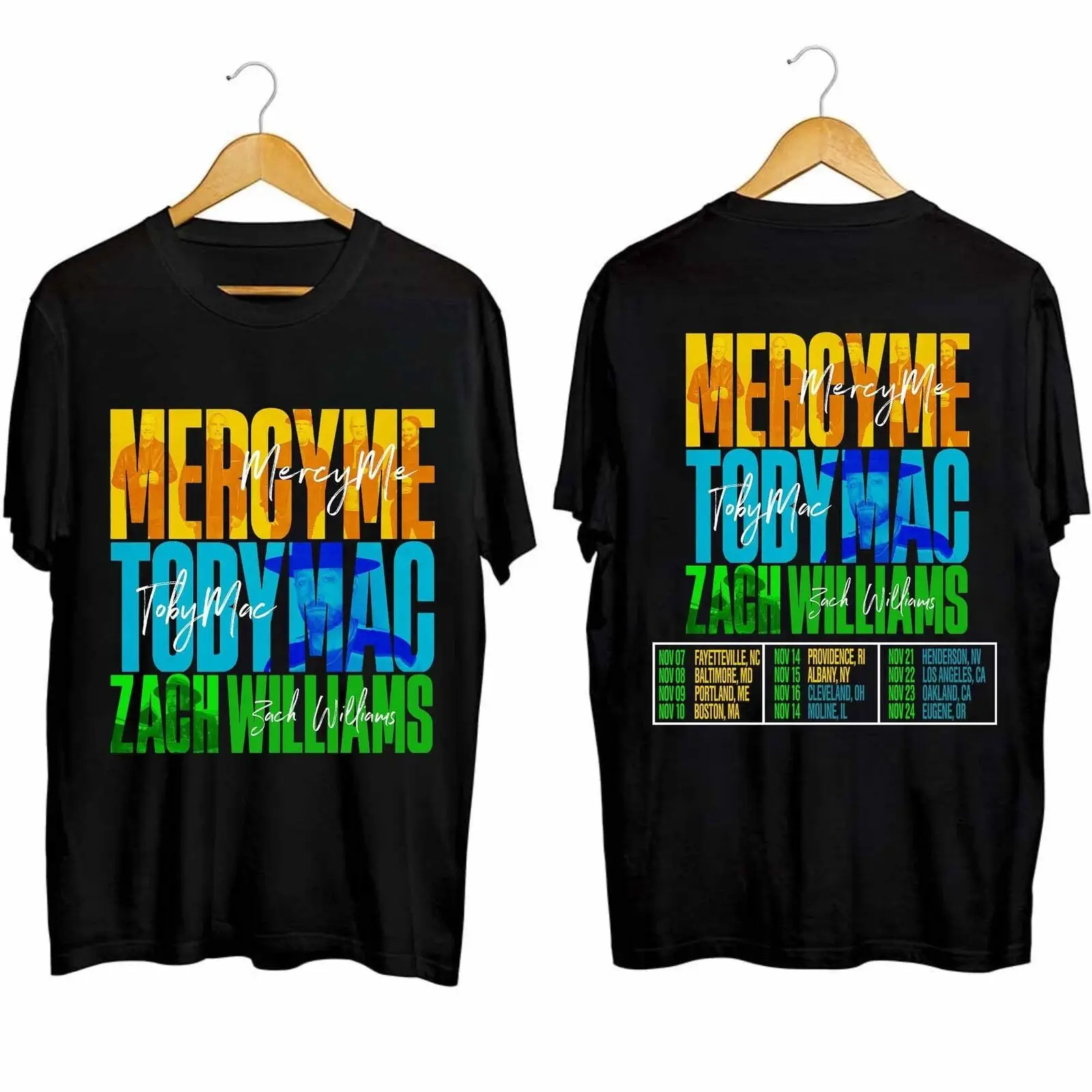 TobyMac  MercyMe and Zach Williams 2024 Tour Shirt  MercyMe  TobyMac  Zach Willi