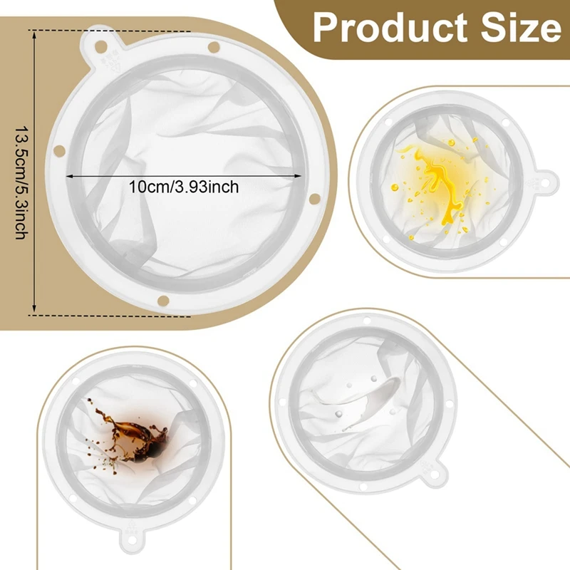 4 шт., сетчатые пластиковые фильтры для фильтрации продуктов