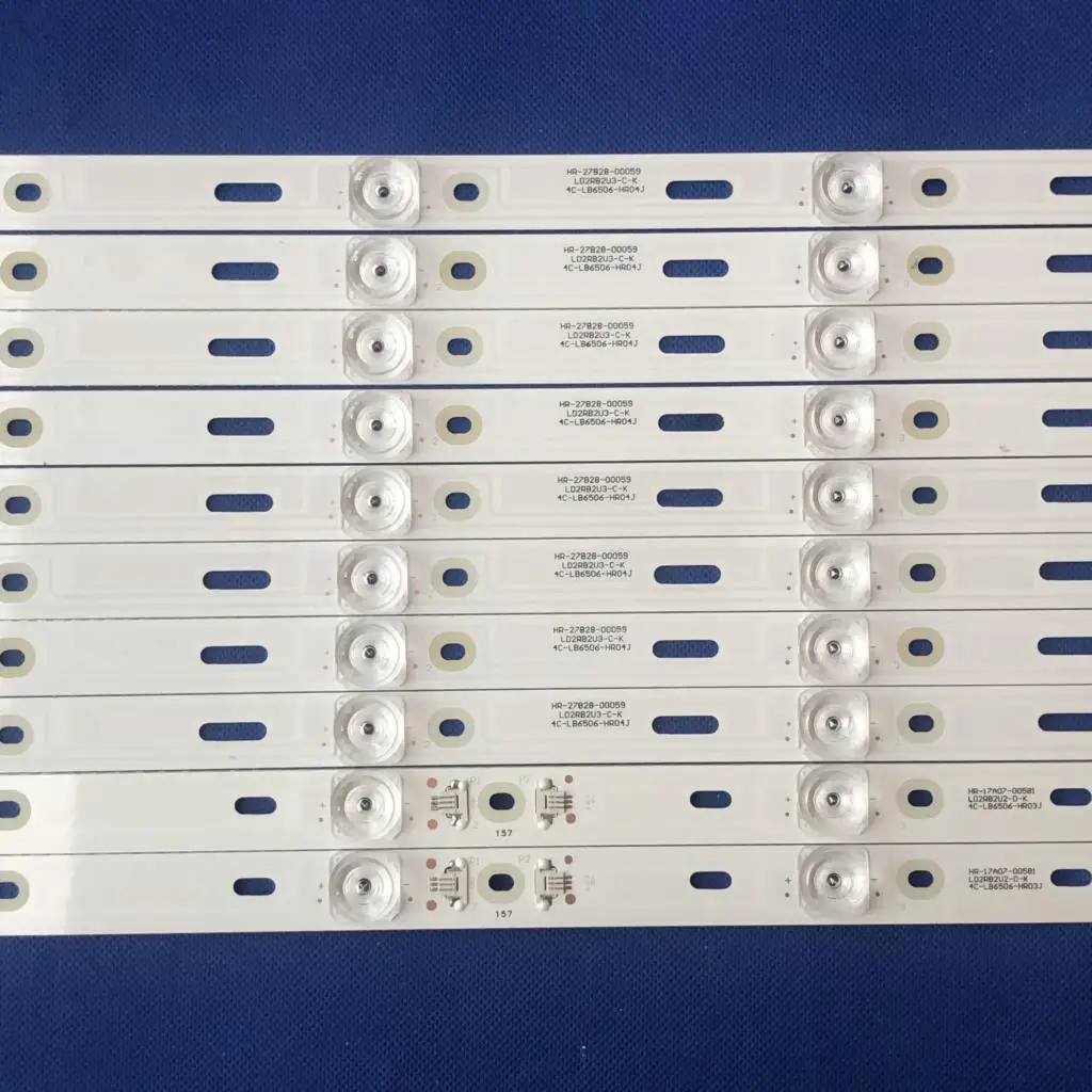 Neuer LED-Streifen 65 hr330m06a5 65 hr330m06b5 v3 4c-lb6506-hr01j hr02j hr04j 65 p3c für 65 a950c 65 a880c 65 u6780c 65 bx7600 lvu650nd1l