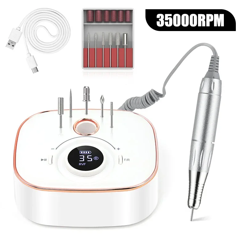 

Electrical Nail File for Acrylic NailElectric Manicure Machine Portable Milling Cutter Electrical Nail File for Acrylic Nail