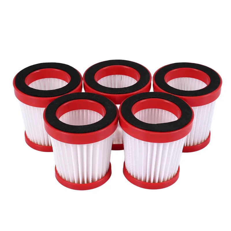 AB43-5Pcs สําหรับ Xiaomi Deerma VC01 เครื่องดูดฝุ่นมือถืออุปกรณ์เสริมกรองฝุ่นแบบพกพา