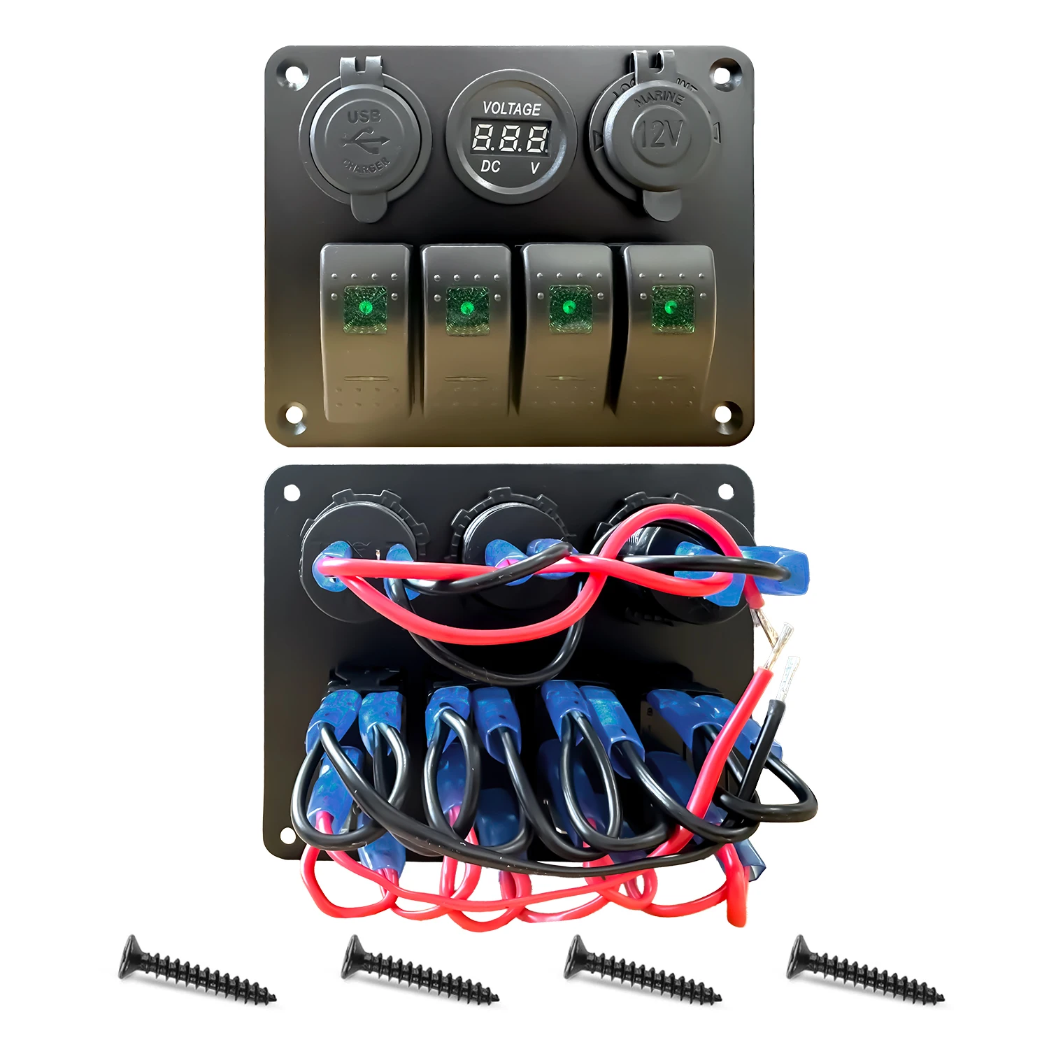 4-Gang Led Toggle S…