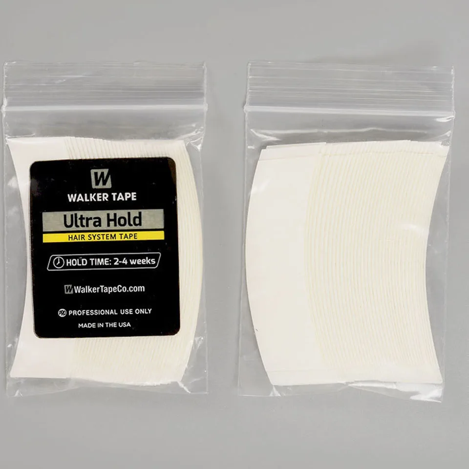 36 ชิ้น Ultra Hold เทปสองด้านแท็บลูกไม้ด้านหน้า Strong Hold เทปสําหรับ Toupee วิกผมต่อผมกันน้ํา