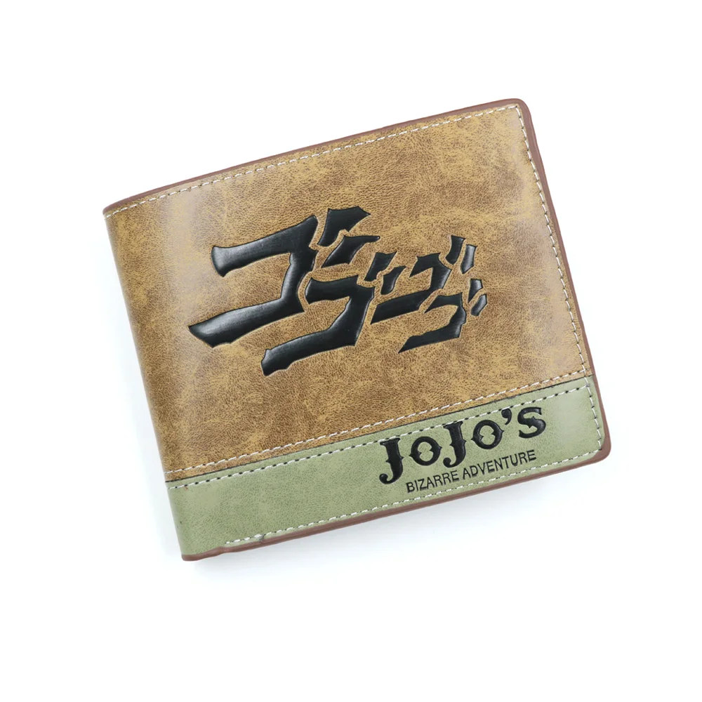 JoJo's Bizarre Adventure Herren-Geldbörsen, Kartenhalter, kurze Bifold-Geldtasche, Geschenk-Geldbörse – Detail 2