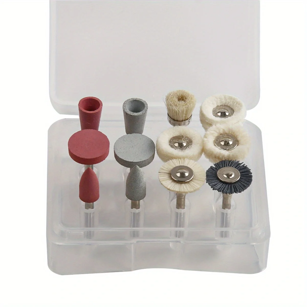 12 stks/doos Tandheelkundige Polijstmachine Kit Voor Lage Snelheid Handstuk Tandheelkundige Composiet Kit Tandheelkunde Porselein/Natuurlijke Tanden/Nagel polijsten