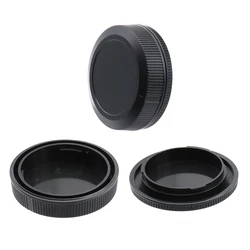 For Canon RF Mount Rear Lens Cap / Camera Body Cap / Cap Set Plastic Black EOS R RP R3 R5 R6 R7 R8 R10 etc.