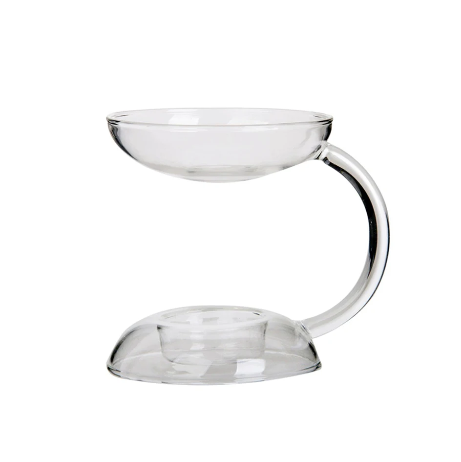 

Double Nordic Glass Tea Light Candlestick Wedding and Home Decor Essential Oil Burner