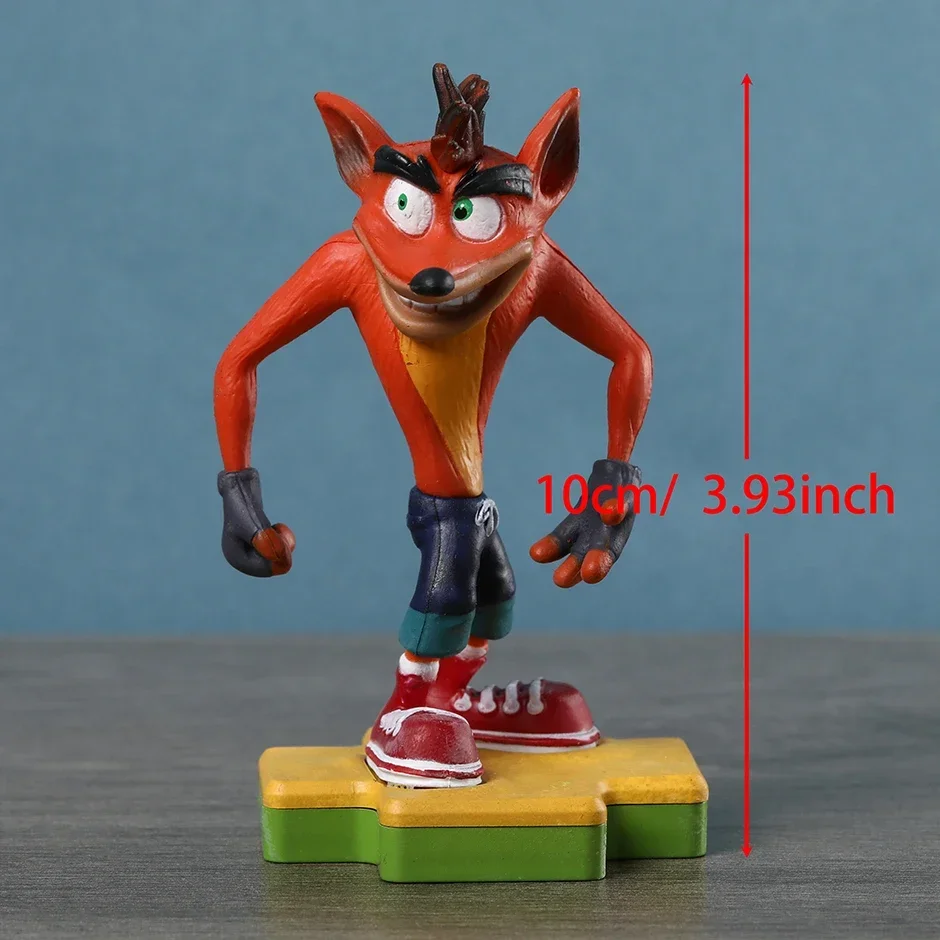 Crash Bandicoot 10cm Figure Figurine Collection PVC Model Statue Toy