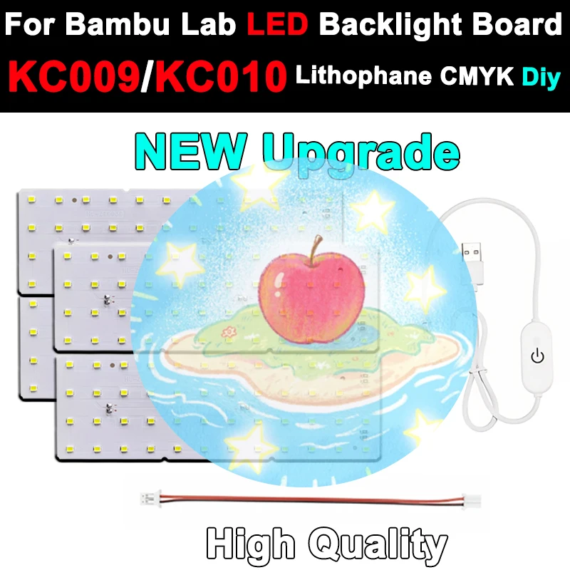 

For Bambu Lab Lithophane Led Panel CMYK LED Backlight Board PLA Basic CMYK Lithophane Bundle 3D Printing Lithophane Photo