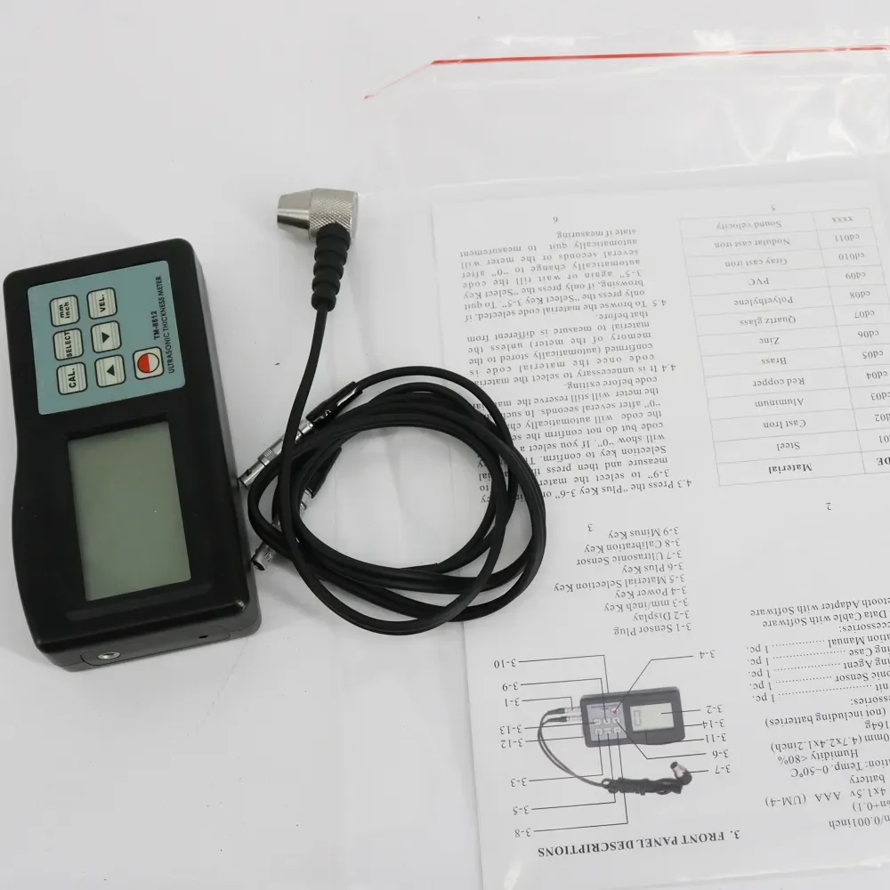 TM-8812 Ultrasonic Thickness Meter Thickness Corrosion Pressure Tester Plastic Film Thickness Measuring Instrument