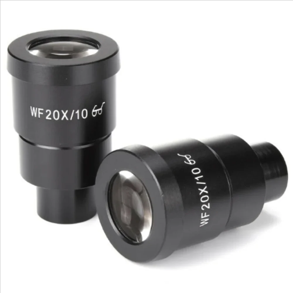 

WF20X/10 Wide Field Eyepiece WF20X High Eye Point Optical Glass Lens 30mm Mounting Size Diameter For Stereo Microscope