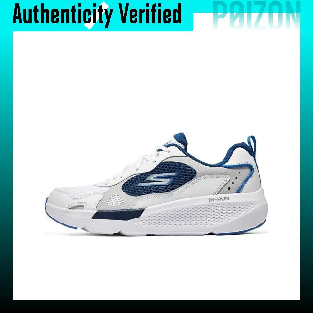 Skechers GO RUN Elevate Comfortable Mesh Low top Running Shoes Men's Blue White 220321-WNV