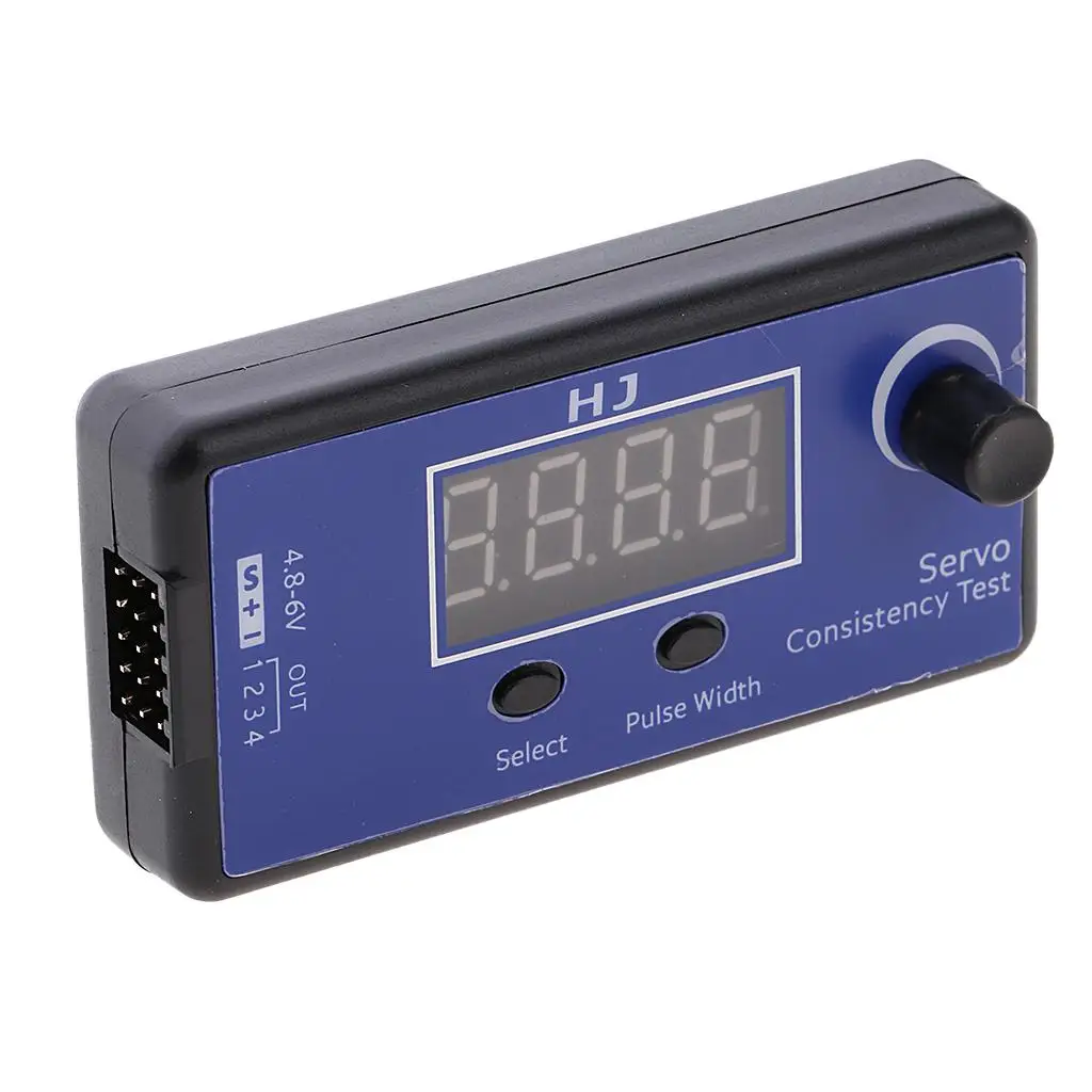 ESC Consistency Tester Plastic Multifunction Servo Analyzer for Radio Control Helicopter Airplanes Drone