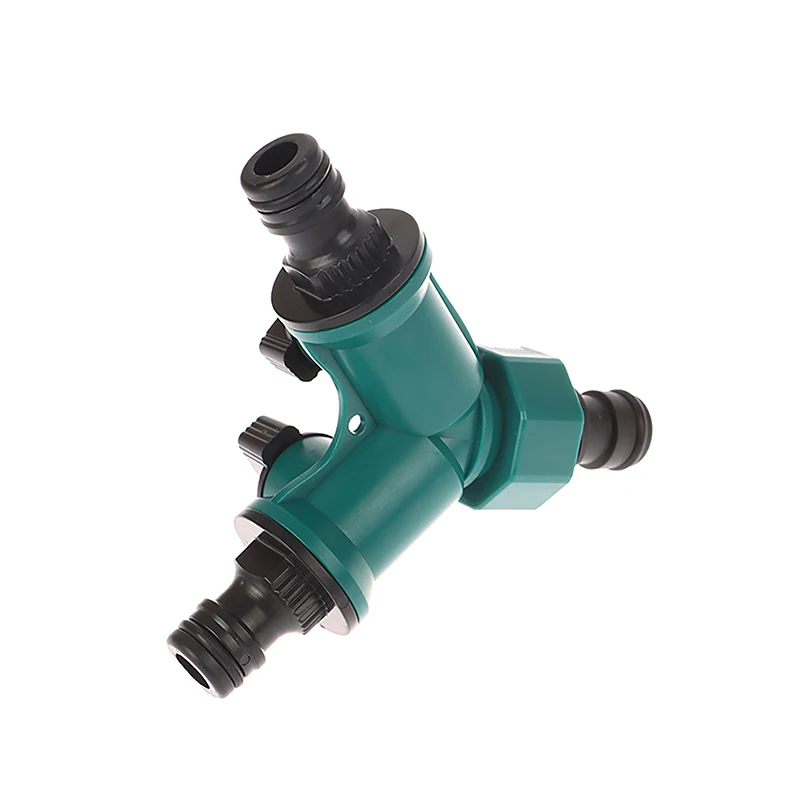 Lawn Irrigation Spray Heads Tube Splitter Y Adaptor Screw Hose Pipe Splitter Garden Hose Pipe Connector Tap Connector