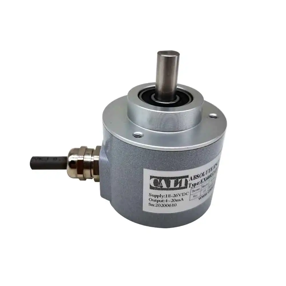 

Low Price 60mm 10mm Shaft 12 Bits Resolution 12 Bits Revolution Multi Turns RS485 Output Absolute Rotary Encoder