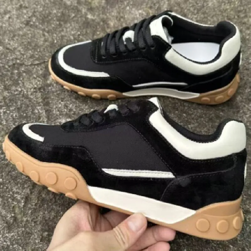 2026 summer new retro German training shoes women's color matching Forrest Gump shoes platform casual sports shoes
