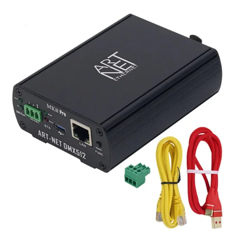 

ABMR-DMX512S Artnet Ethernet к контроллеру DMX 512, контроллер освещения DMX для управления световыми полосами, вилка европейского стандарта