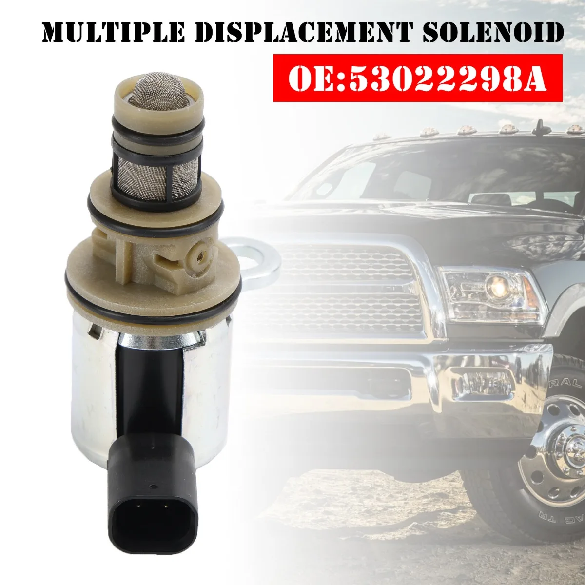 

Car Multiple Displacement Solenoid 53022298AA Replacement Accessories For Dodge Ram Jeep 5.7L 6.4L 2010-2023