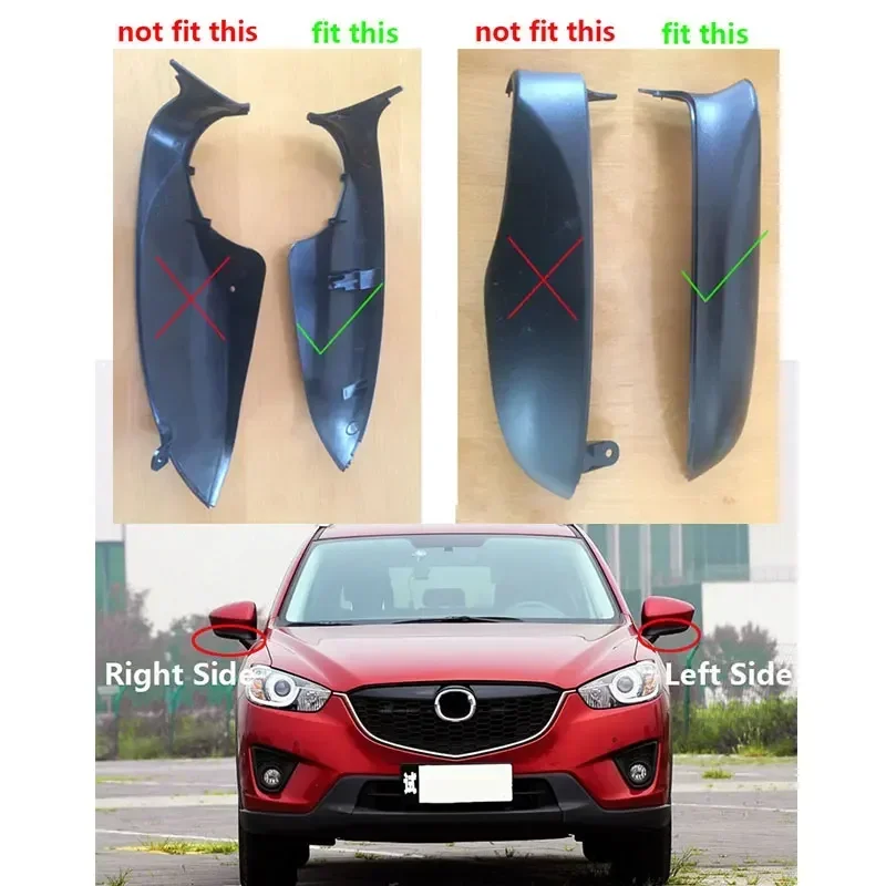 Car Rearview Mirror Lower Cover Folding Motor Housing Base Cap For Mazda CX-5 CX5 2013 2014